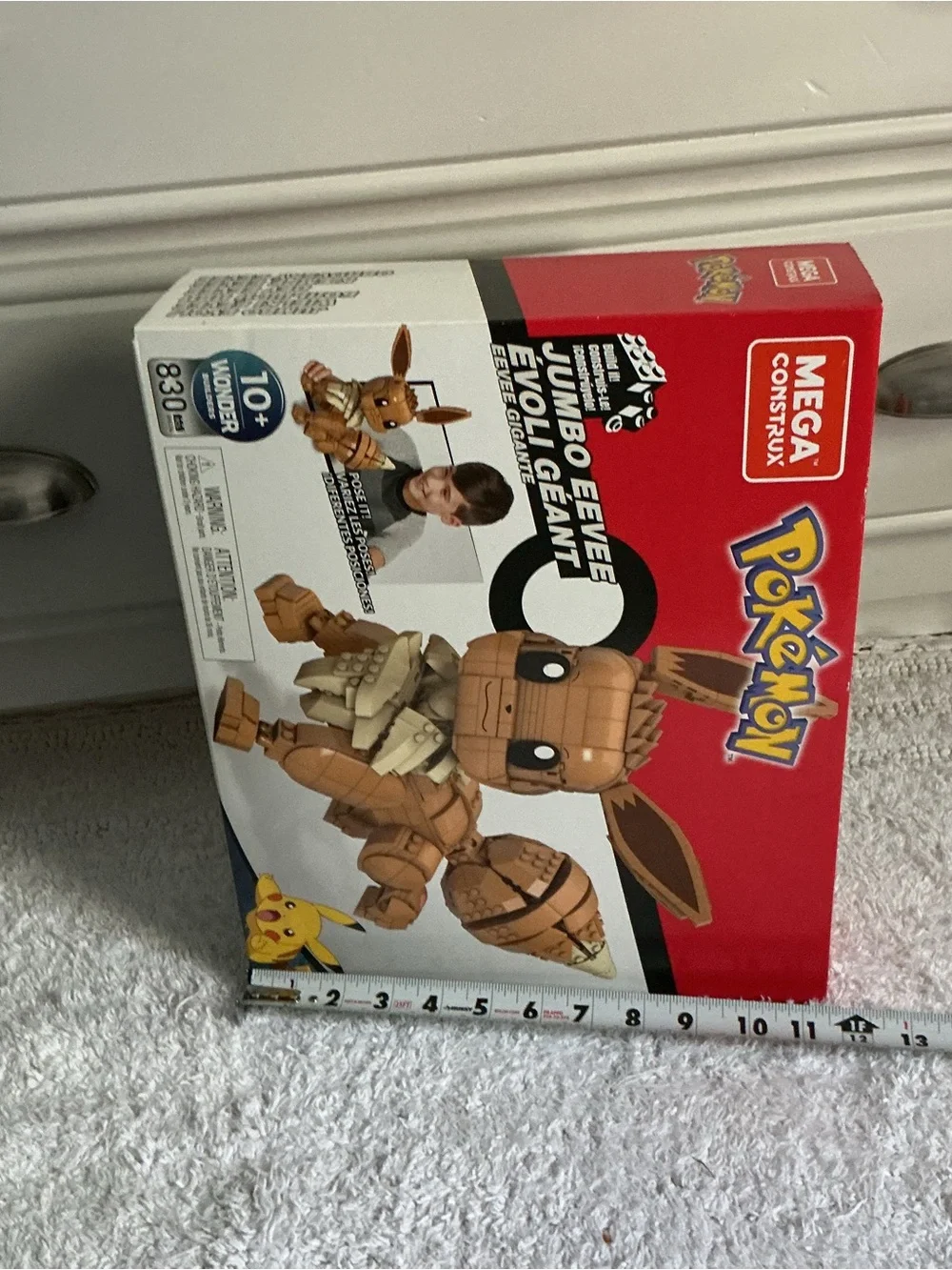 Never Opened MEGA CONSTRUX JUMBO EEVEE Construction Set
